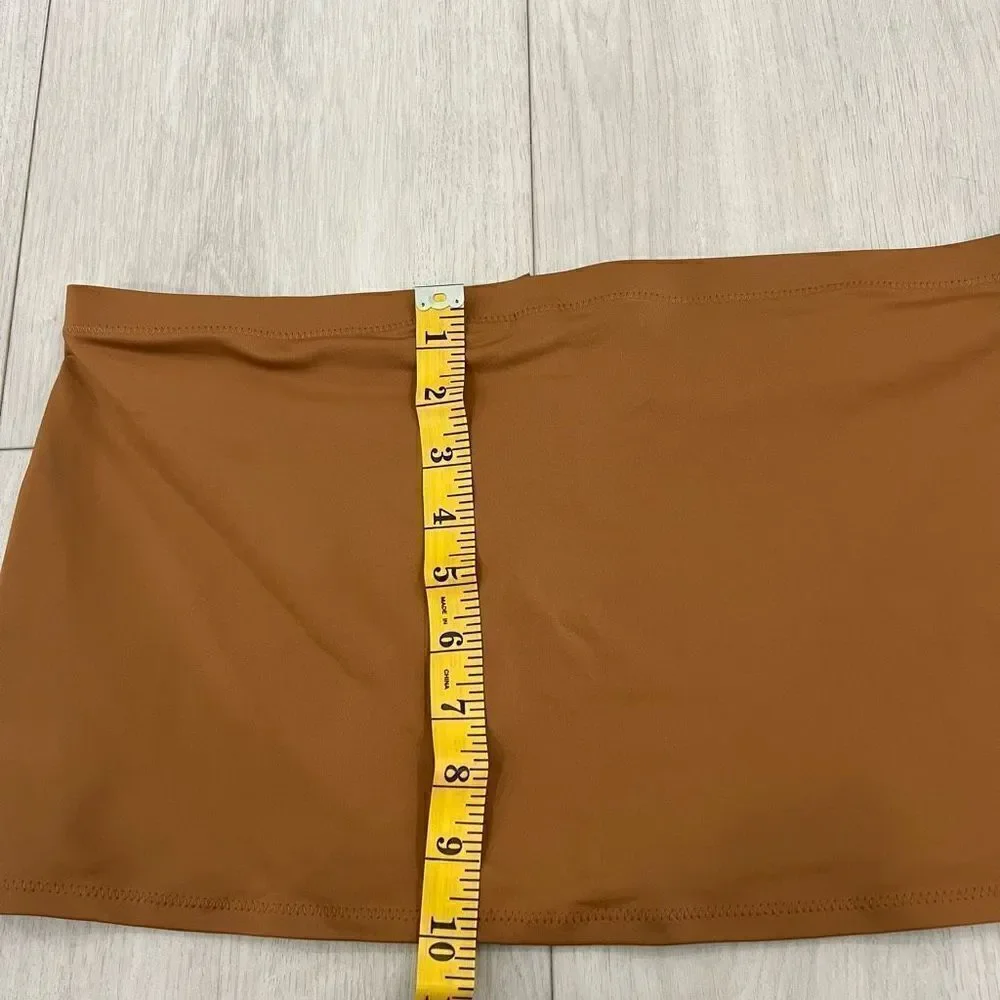 SKIMS Swim Micro Mini Skirt Almond size M